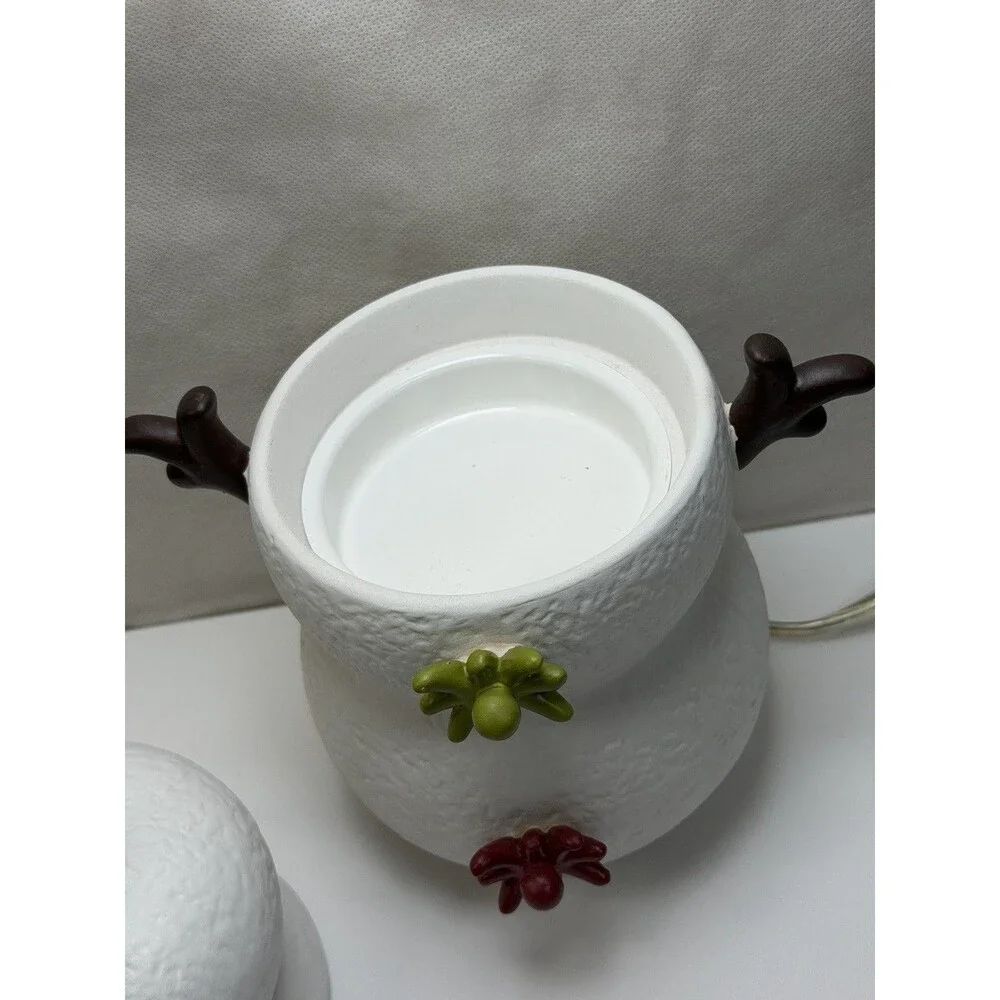 Gold Canyon Jolly Snowman Candle Warmer Scent Pod Electric Holiday Box 82997